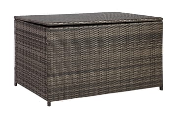 Kuddbox WICKER 122x52xH62cm brun - Utemöbler & utemiljö - Utomhusförvaring - Dynförvaring - Dynbox & dynlåda