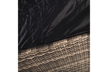 Kuddbox WICKER 140x80x65cm - Mörkbrun - Utemöbler & utemiljö - Övrigt utemöbler - Möbelskydd - Överdrag utemöbler