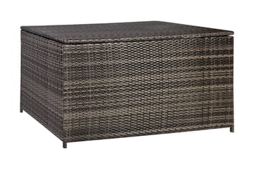 Kuddbox WICKER 140x80x65cm - Mörkbrun - Utemöbler & utemiljö - Övrigt utemöbler - Möbelskydd - Överdrag utemöbler