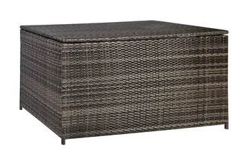 Kuddbox WICKER 140x80x65cm - Mörkbrun - Utemöbler & utemiljö - Utomhusförvaring - Dynförvaring - Dynbox & dynlåda