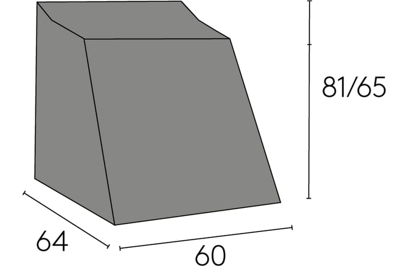 Möbelskydd Stoltö Matstol 64x60x81 cm Grå - Hillerstorp - Överdrag utemöbler