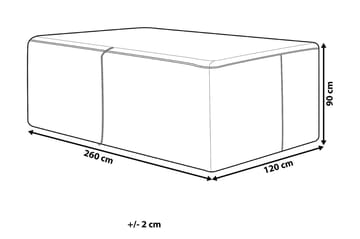 Viareggio Regnskydd 120|260 cm - Grå - Utemöbler & utemiljö - Övrigt utemöbler - Möbelskydd - Överdrag utemöbler