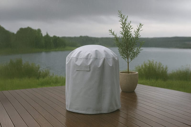 Klas Grillöverdrag 90x90 cm - Grå - Utemöbler & utemiljö - Grill & utekök - Grilltillbehör - Skyddshuvar