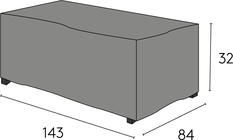 Hillerstorp Kungshult Möbelskydd Bord, Svart