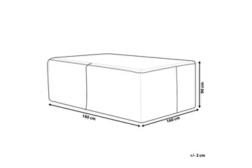 Möbelskydd Chuva 160x160x90 cm - 160x160x90 cm - Utemöbler & utemiljö - Övrigt utemöbler - Möbelskydd - Överdrag utemöbler