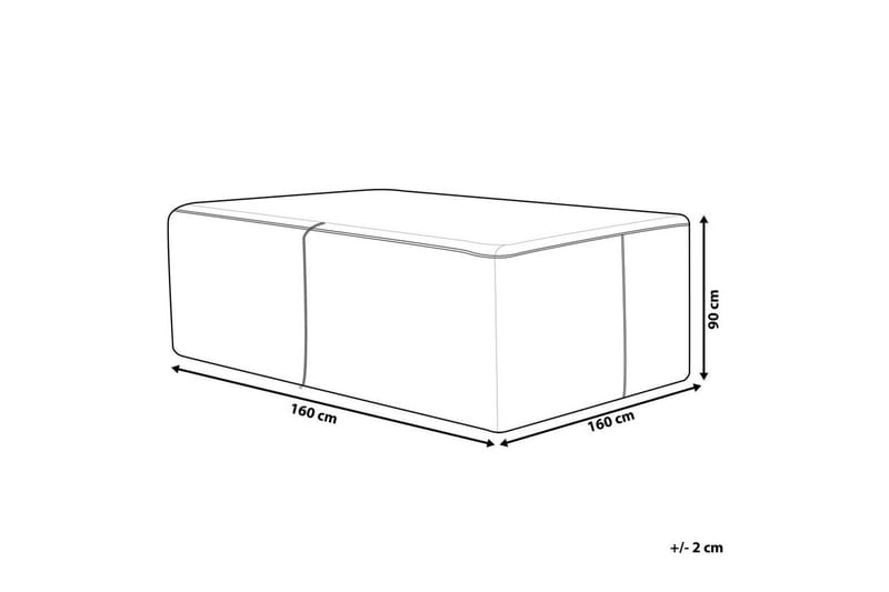 Möbelskydd Chuva 160x160x90 cm - 160x160x90 cm - Utemöbler & utemiljö - Övrigt utemöbler - Möbelskydd - Överdrag utemöbler