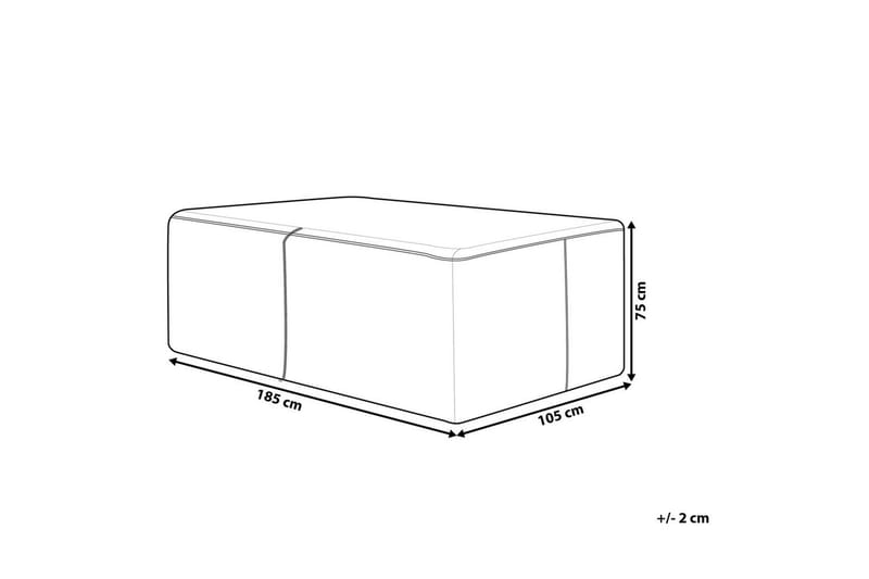 Möbelskydd Chuva - Svart, 185x105x75 cm - Utemöbler & utemiljö - Övrigt utemöbler - Möbelskydd - Överdrag utemöbler