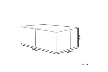 Möbelskydd Chuva - Svart, 185x105x75 cm - Utemöbler & utemiljö - Övrigt utemöbler - Möbelskydd - Överdrag utemöbler