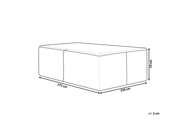 Möbelskydd Chuva - Svart, 275x230x70 cm - Utemöbler & utemiljö - Övrigt utemöbler - Möbelskydd - Överdrag utemöbler