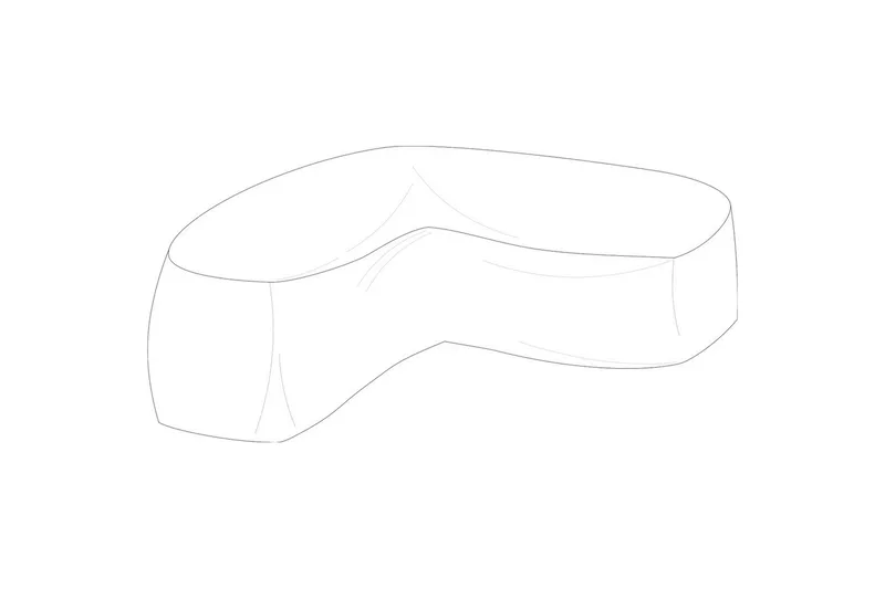 Möbelskydd Hörngrupp Hillerstorp Jet Set 5-sits Grå