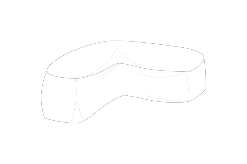 Möbelskydd Hörngrupp Hillerstorp Jet Set 5-sits Grå