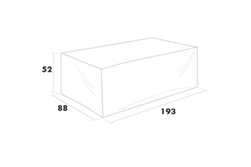 Möbelskydd Hörngrupp Hillerstorp Skagenäs 2-sits Svart - Utemöbler & utemiljö - Övrigt utemöbler - Möbelskydd - Överdrag utemöbler