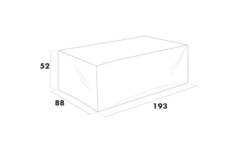 Möbelskydd Hörngrupp Hillerstorp Skagenäs 2-sits Svart