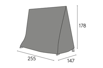 Möbelskydd Hammock Hillerstorp Kungshult Svart - Svart - Utemöbler & utemiljö - Övrigt utemöbler - Möbelskydd - Hammockskydd