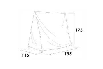 Möbelskydd Hammock Hillerstorp Marstrand - Grå - Utemöbler & utemiljö - Övrigt utemöbler - Möbelskydd - Hammockskydd