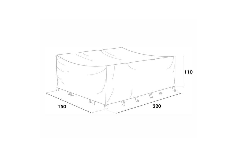 Möbelskydd Matgrupp Hillerstorp Hånger Hög, Grå