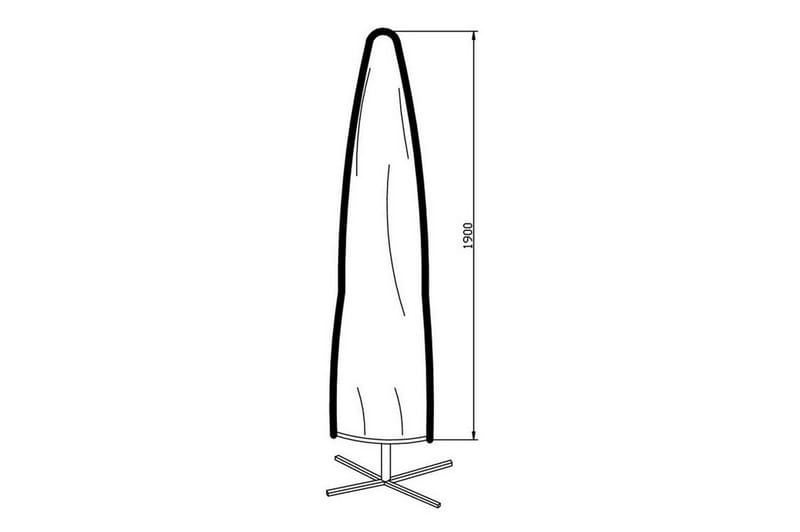 Parasollskydd Namutoni 190 cm Grå - Venture Home - Parasollskydd