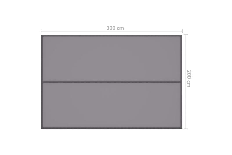 Tarp 3x2 m grå - Grå - Presenning