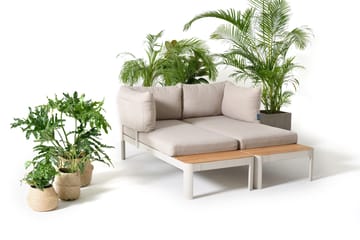 Modulset för utomhusbruk Portals 2x 2-sitssoffor - korallsand - Utemöbler & utemiljö - Loungemöbler - Loungeset & loungegrupp