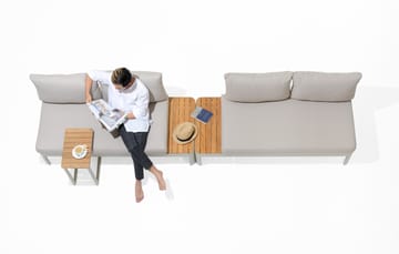 Modulset för utomhusbruk Portals 2x 2-sitssoffor - korallsand - Utemöbler & utemiljö - Loungemöbler - Loungeset & loungegrupp