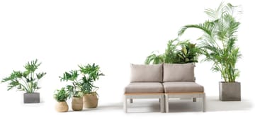 Modulset för utomhusbruk Portals 2x 2-sitssoffor - korallsand - Utemöbler & utemiljö - Loungemöbler - Loungeset & loungegrupp