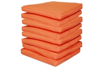 Klädsel till stolsdynor 8-pack - Orange - Utemöbler & utemiljö - Övrigt utemöbler - Tillbehör utemöbler - Klädselpaket utemöbler