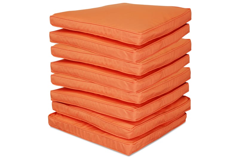 Klädsel till stolsdynor 8-pack - Orange - Utemöbler & utemiljö - Övrigt utemöbler - Tillbehör utemöbler - Klädselpaket utemöbler