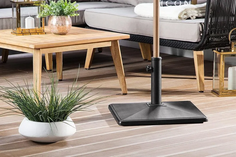 Concrete Parasollfot 50 cm - Svart - Utemöbler & utemiljö - Övrigt utemöbler - Tillbehör utemöbler - Parasollfot