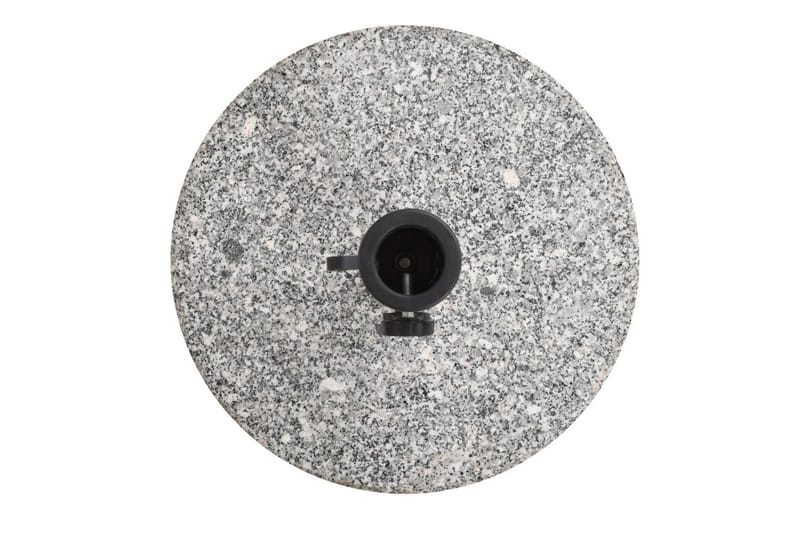 Parasollfot granit rund 20 kg - Grå - Parasollfot