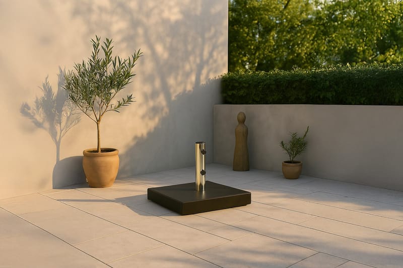 Stathera Parasollsten - Svart - Utemöbler & utemiljö - Övrigt utemöbler - Tillbehör utemöbler - Parasollfot