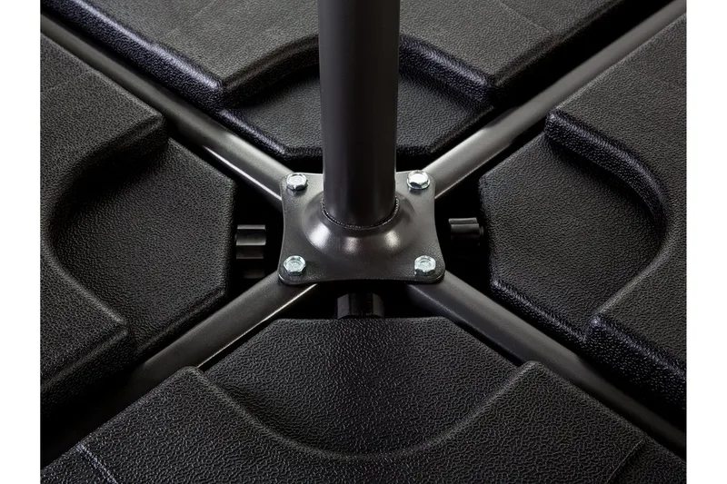 Sunny Parasollfotsvikt 52 cm 4 Delar - Svart - Utemöbler & utemiljö - Övrigt utemöbler - Tillbehör utemöbler - Parasollfot