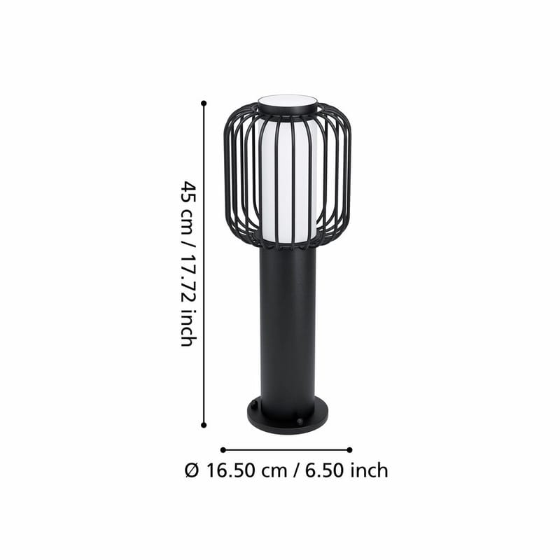 Pollare Ravello - 16,5 cm - Belysning - Utelampor & utomhusbelysning - Stolplykta & grindlykta