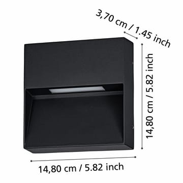 Vägglampa Utebelysning Maruggio - 15 cm - Belysning - Utelampor & utomhusbelysning - Fasadbelysning & vägglyktor