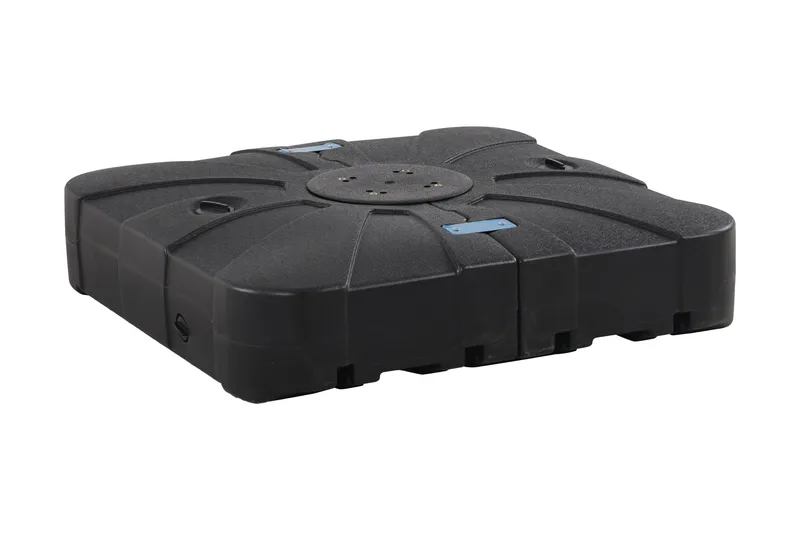 Vienna Parasollfot 84x84 cm vatten fyll för korsfot - Svart - Utemöbler & utemiljö - Övrigt utemöbler - Tillbehör utemöbler - Parasollfot