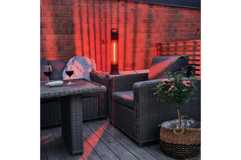 Stående terrassvärmare 1200W Svart - Lyfco - Utemöbler & utemiljö - Balkong & altan - Altanvärme - Infravärmare