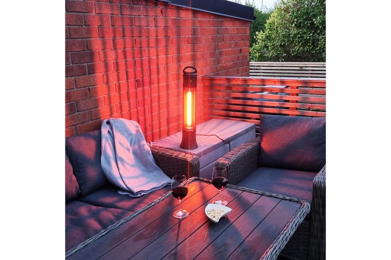 Stående terrassvärmare 1200W Svart - Lyfco - Utemöbler & utemiljö - Balkong & altan - Altanvärme - Infravärmare