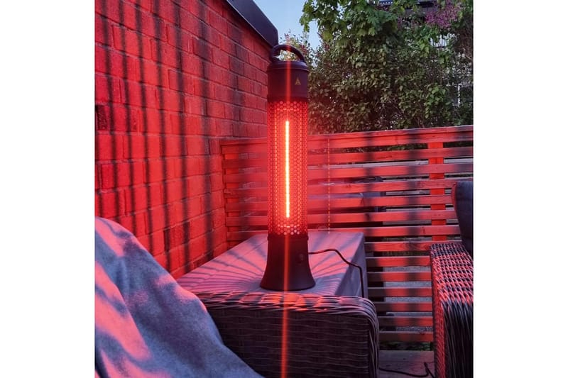 Stående terrassvärmare 1200W Svart - Lyfco - Utemöbler & utemiljö - Balkong & altan - Altanvärme - Infravärmare