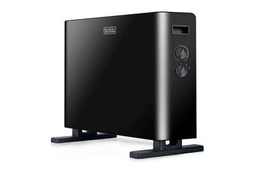 Konvektorelement Black+Decker 2000W Svart - Svart - Utemöbler & utemiljö - Balkong & altan - Altanvärme - Värmefläkt