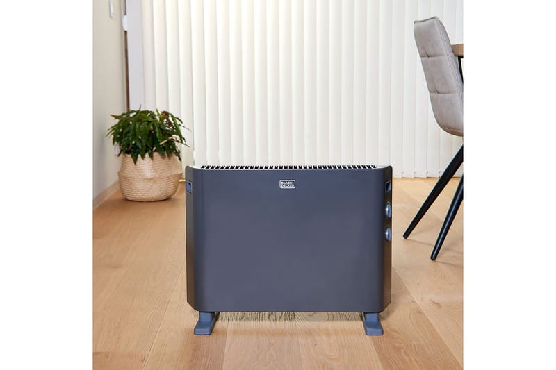 Konvektorelement Black+Decker 2000W Svart - Svart - Utemöbler & utemiljö - Balkong & altan - Altanvärme - Värmefläkt