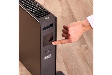 Konvektorelement Black+Decker Digital 2000W Svart - Svart - Utemöbler & utemiljö - Balkong & altan - Altanvärme - Värmefläkt