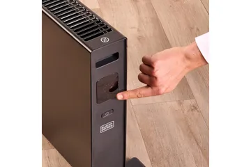 Konvektorelement Black+Decker Digital 2000W Svart - Svart - Utemöbler & utemiljö - Balkong & altan - Altanvärme - Värmefläkt