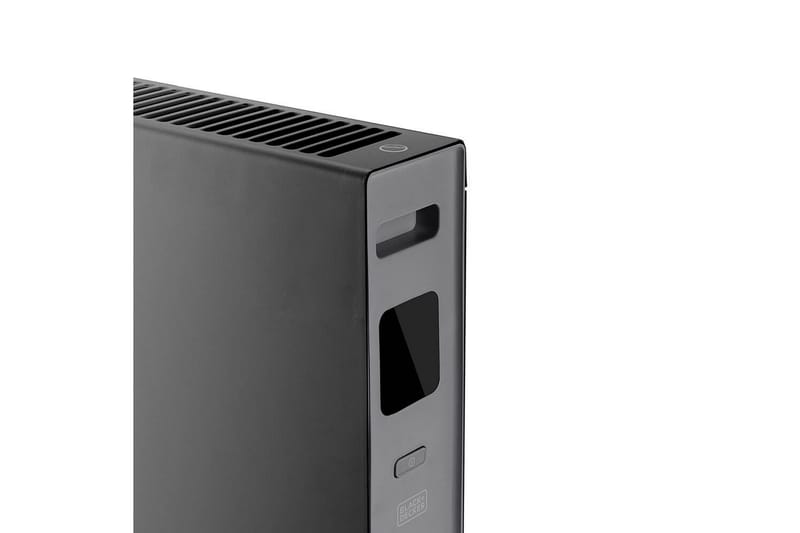 Konvektorelement Black+Decker Digital 2000W Svart - Svart - Utemöbler & utemiljö - Balkong & altan - Altanvärme - Värmefläkt