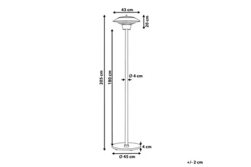 Terrassvärmare Askja - Utemöbler & utemiljö - Balkong & altan - Altanvärme - Infravärmare