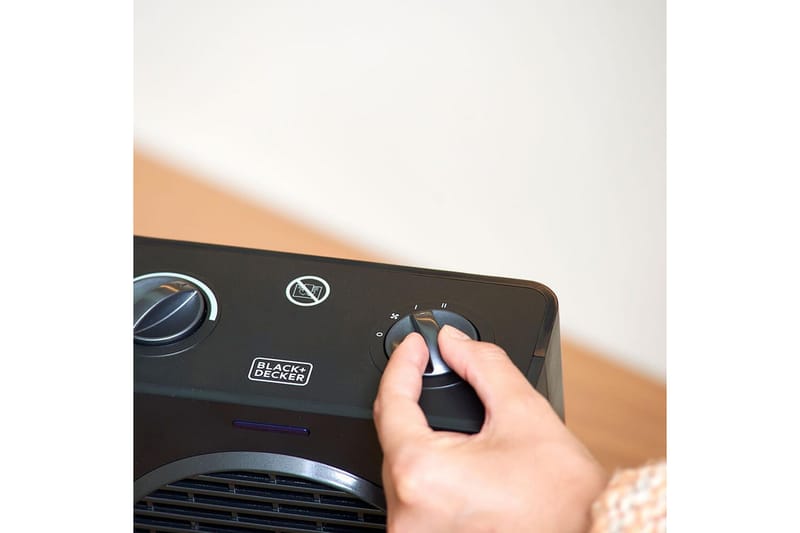 Värmefläkt Black+Decker 1500W Svart - Svart - Utemöbler & utemiljö - Balkong & altan - Altanvärme - Värmefläkt