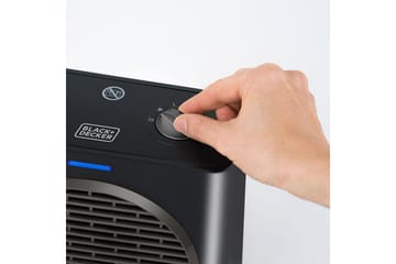 Värmefläkt Black+Decker 1500W Svart - Svart - Utemöbler & utemiljö - Balkong & altan - Altanvärme - Värmefläkt