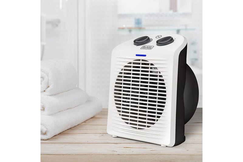 Värmefläkt Black+Decker 2000W Vit - Vit - Utemöbler & utemiljö - Balkong & altan - Altanvärme - Värmefläkt