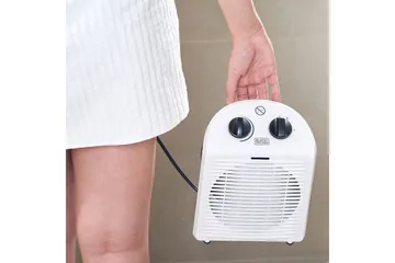 Värmefläkt Black+Decker 2000W Vit - Vit - Utemöbler & utemiljö - Balkong & altan - Altanvärme - Värmefläkt