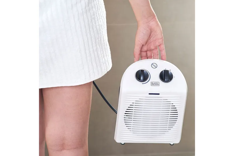 Värmefläkt Black+Decker 2000W Vit - Vit - Utemöbler & utemiljö - Balkong & altan - Altanvärme - Värmefläkt