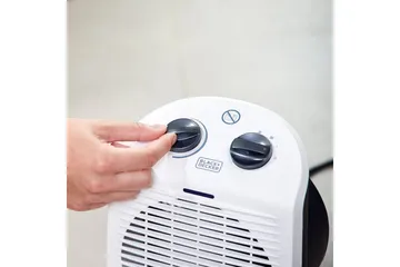 Värmefläkt Black+Decker 2000W Vit - Vit - Utemöbler & utemiljö - Balkong & altan - Altanvärme - Värmefläkt