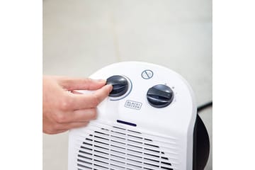 Värmefläkt Black+Decker 2000W Vit - Utemöbler & utemiljö - Balkong & altan - Altanvärme - Värmefläkt